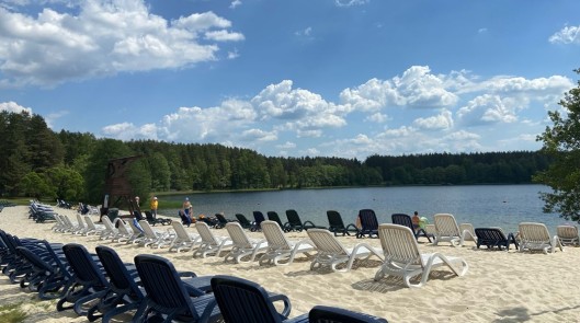 Пляж санатория